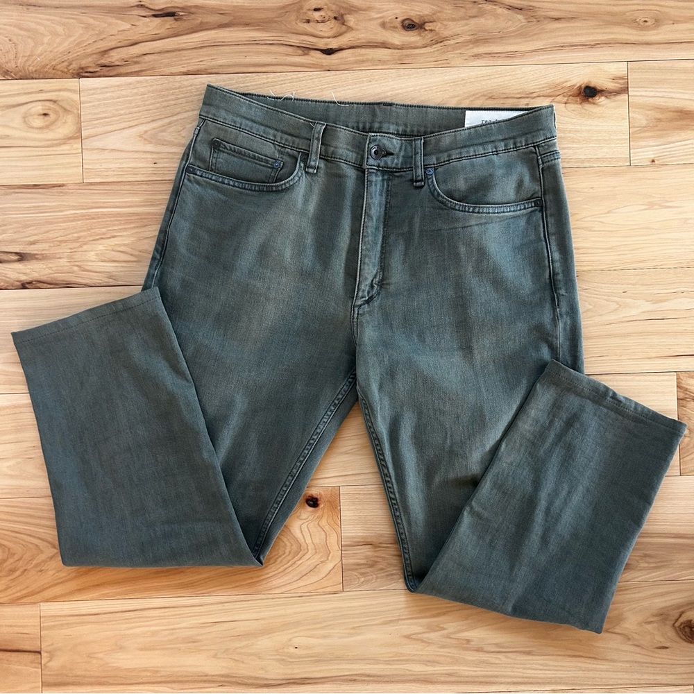 Rag & Bone Fit 2 Slim Jeans Aero Stretch Infuse Granite Blue Size 34 x 32
